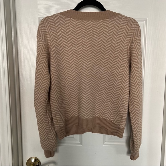 NWT Sincerely Jules Chevron Cardigan Sweater - size SMALL - Picture 8 of 8